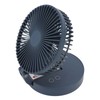 Desktop Folding Fan 3 Speeds USB Rechargeable Punch Free Electric