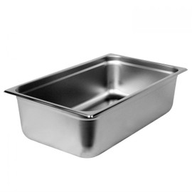 TrueCraftware- Full Size 6" Deep Stainless Steel Anti-Jamming Steam Pan 24 Gauge- Chafing Steam Table Pans Catering Food Storage Metal Hotel Pan for Restaurant Events Catering Use