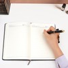 KUAOOAUK A5 Leder Notebook, Classic Executive Business Notepad mit Stift,