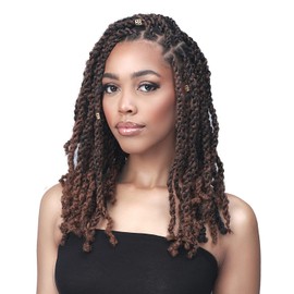Bobbi Boss Crochet Braids 3X Loc N Twist Afro Twista 18" (3-pack, T1B/30)