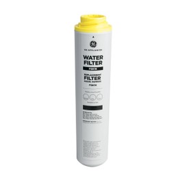 GE FQK1K Filtro de agua debajo del fregadero, repuesto para sistema de filtración de agua, fácil instalación, reduce sedimentos, óxido y otras impurez