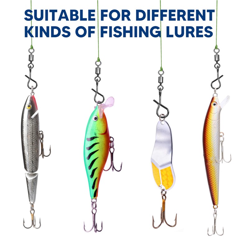 Fly Fishing Snaps 100pcs Quick Lure Change Clips Micro Fly