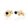 NKlaus Pair of 2.5 mm 585 Yellow Gold 14 K