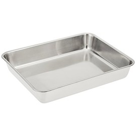 YUKIWA ABT01012 Stainless Steel Square Bat, 12 Sheets