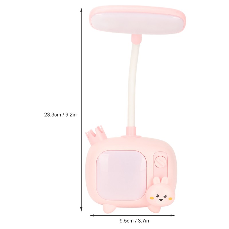 Kids Reading Light TV Style Base Flexible Gooseneck USB Charge