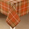 Culloden Autumn Harvest Plaid Thanksgiving Fabric Weave Napkins, Traditional Bold