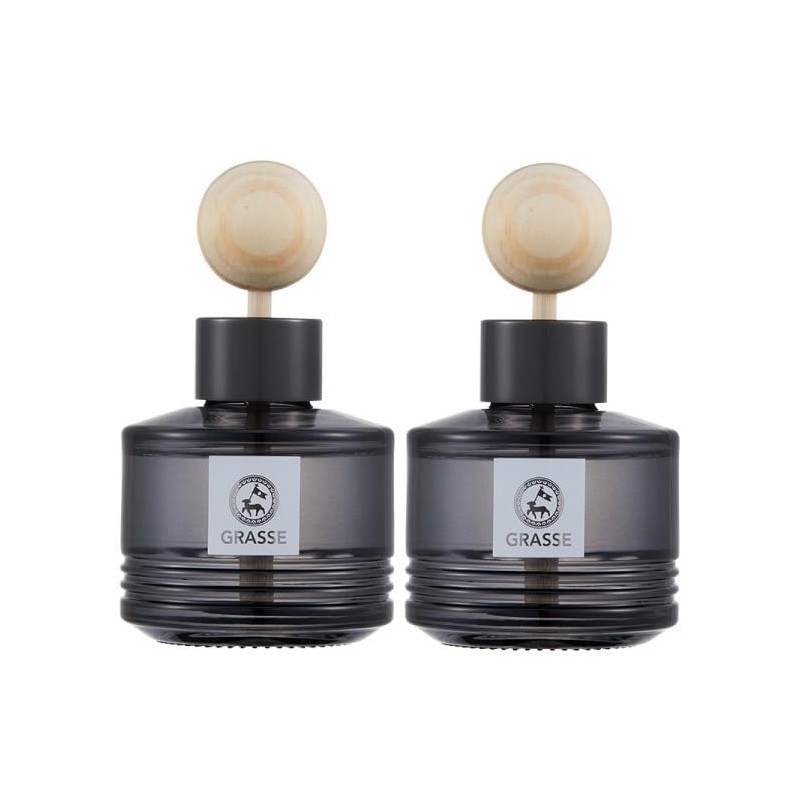 2 Pack Bullsone Grasse Diffuser, Natural Essential Oil Air Freshener