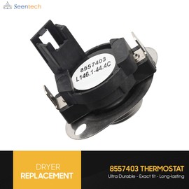 Seentech WP8557403 High Limit Thermostat & Thermistor Sensor Replacement for Dryers - Compatible with Whirl-Pool Models - Replaces 8557403, 1180102, AP6013164, PS11746386, EAP11746386