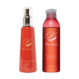 【Hair Care Set】Hairmore Scalp Shampoo 240 ml × Scalp Essence 120 ml Hairmore Women's Hair Growth Treatment External Medicine Natural Origin Spray for Hair Loss, Thinning Hair, Postpartum Hair Loss