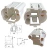 4-PCS G23 GX23 Lamp Holder 2 Pin H Tube Energy-Saving