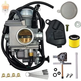 Carburetor Fit for Honda Rancher 350 TRX350TM TRX350FM Rancher ES TRX350TE TRX350FE 2x4 4x4 2000-2006 With Air Filter 16100-HN5-M41 16100-HN5-305