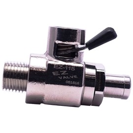 EZ-115(NPT 1/4-18) EZ Oil Drain Valve with removable Straight Hose End(H-001) Combo