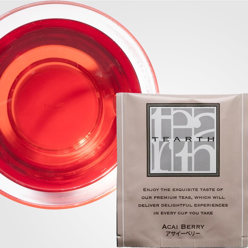 TEARTH Herbal Tea Acai Berry Tea Bags Individually Packaged 28