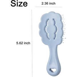 Pet Grooming Brush Set, 2Piece Soft Pin Bristle Pet Grooming Brushes,Pet Detangling Brush Self Cleaning Slicker Comb,Self-Cleaning Slicker Comb with Soft Pin Bristles for Dogs and Cats