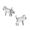 Sterling Silver Labrador Dog Earrings