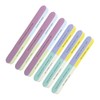 10pcs Nail File Reusable Washable Multi Functional 7 Steps DIY
