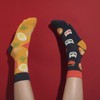 Soxo, Women's Colourful Socks, Size 35-40, Pack of 3, High