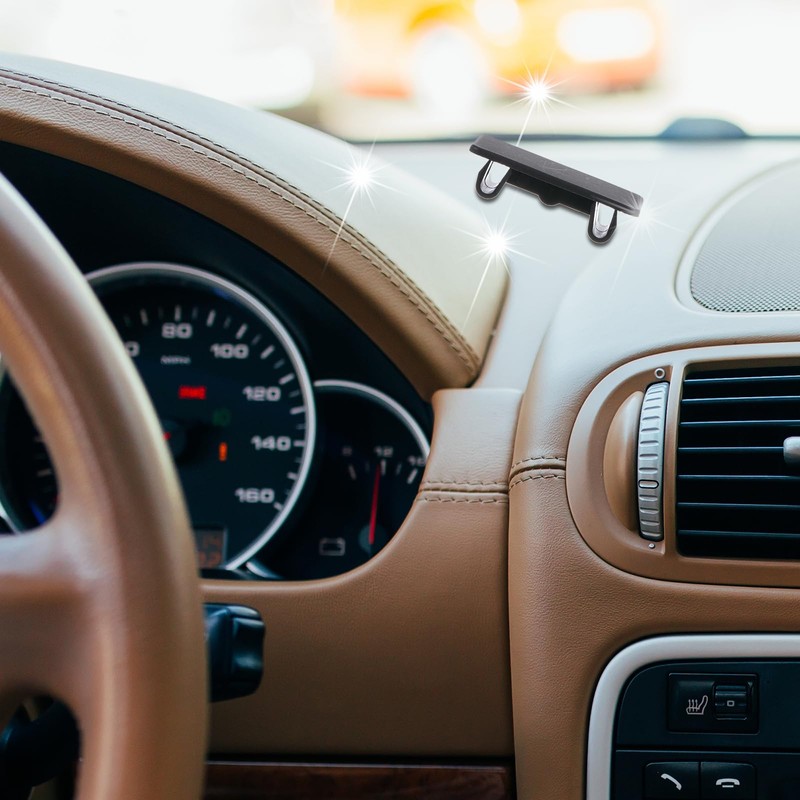 8pcs Rocker Switch Cover Black Rocker Switch Blank Snap-in Hole