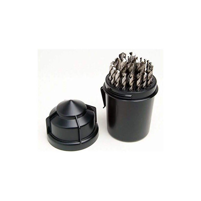 Drill America Drill Bit Round Plastic Index/Case, 1/16-1/2 by 64ths
