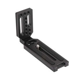 AORO Universal L-Shaped Bracket Kit, Universal Camera Cage, L-Shaped Quick Release Plate, Includes 1/4-20 Screws, Arca Swiss Standards, Convenient Installation, Lightweight, Expandable