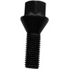 10 Wheel Bolts Taper Collar Black M12 x 1.25 36