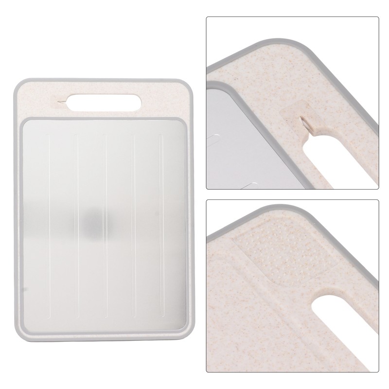 Defrosting Cutting Board Double Sided Chopping Board with Knife Sharpener