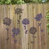 Keluna Large Flower Stencils, 10 Pcs Reusable Flower Stencils for
