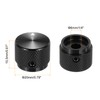 sourcing map 2 Pcs Aluminium Potentiometer Knobs, 1/4" (6mm) Universal
