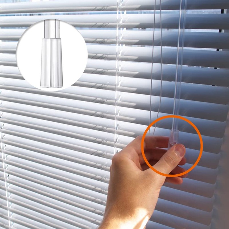 12 Inches Blind Wand, 2PCS Clear Blind Tilt Wand, Window