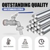 1/2 Inch Stainless Steel 304 Ball Valve Weldless Bulkhead for