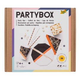 folia 45301 Party Box Adults, 36 Pieces (for Approx. 6 People), Beautiful Table Set for Birthdays, Parties and Many Other Occasions