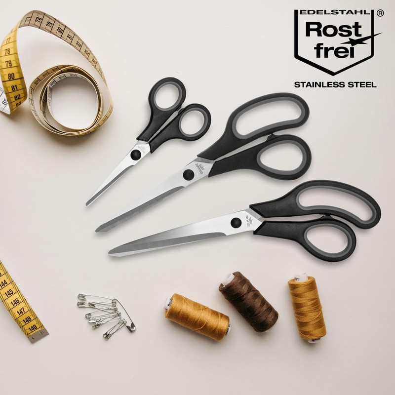 Wilhelm Sell® Scissors Set 3 Pieces - 3 Sizes for