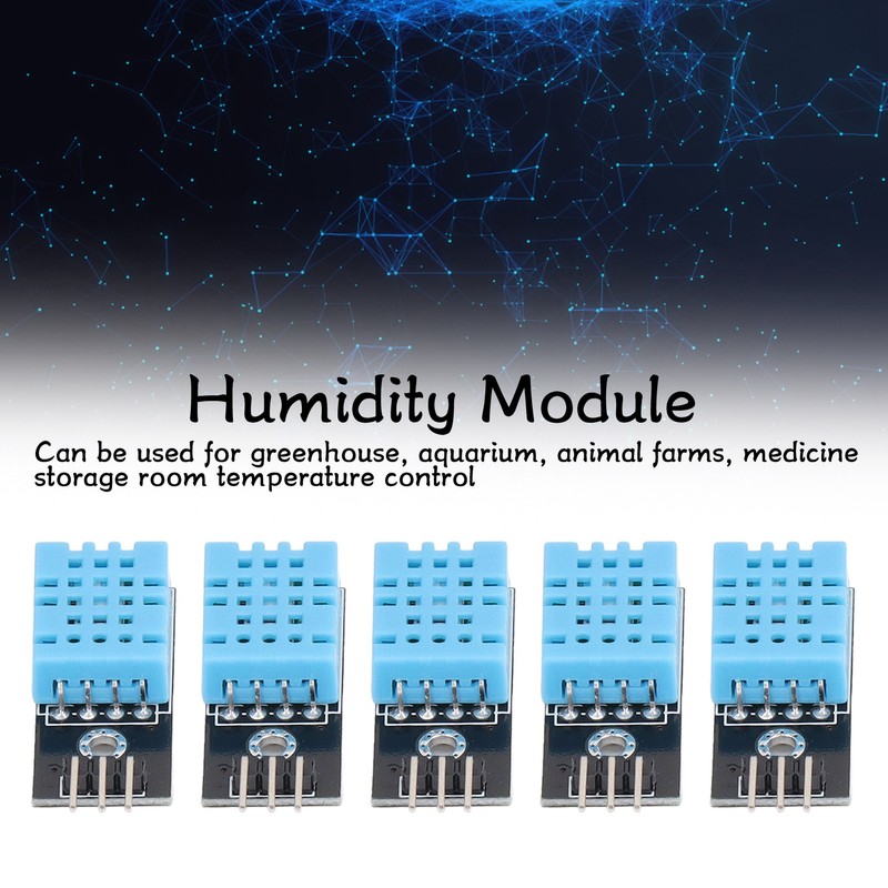 5PCS Temperature Humidity Sensor High Sensitivity Anti Interference Digital Sensor