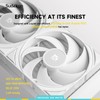 Sudokoo NEXAURA 240 White Liquid CPU Cooler: 240mm AIO CPU