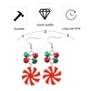 SHOWERORO 4 Pair Xmas Earring Set Fashion Ear Decor Alloy