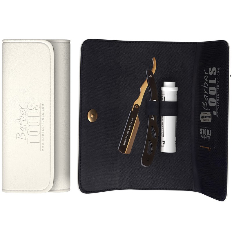 BARBER TOOLS ✮ Razor with Box and 5 Razor Blades