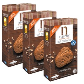 Nairn's Gluten Free Chocolate Chip Oat Grahams, 3 Packs/5.64 oz