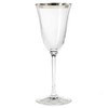 Wedgwood Classic Banded Platinum Wine, Clear