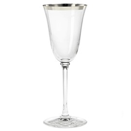 Wedgwood Classic Banded Platinum Wine, Clear