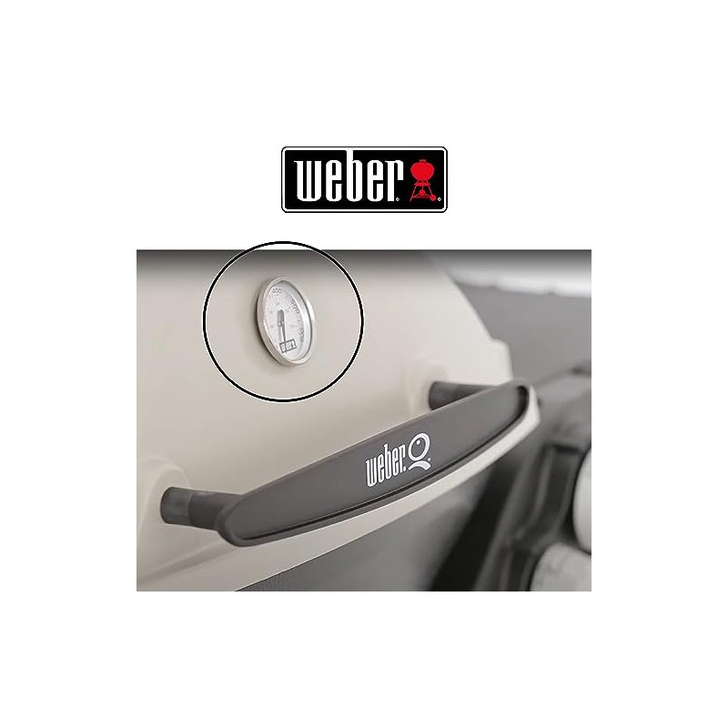Weber 60540 Charcoal, Spirit, Q Grill Replacement Thermometer, 1-1316 Diameter