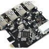 axGear USB 3.0 PCI-E Card 4 Port Hub PCIE Express