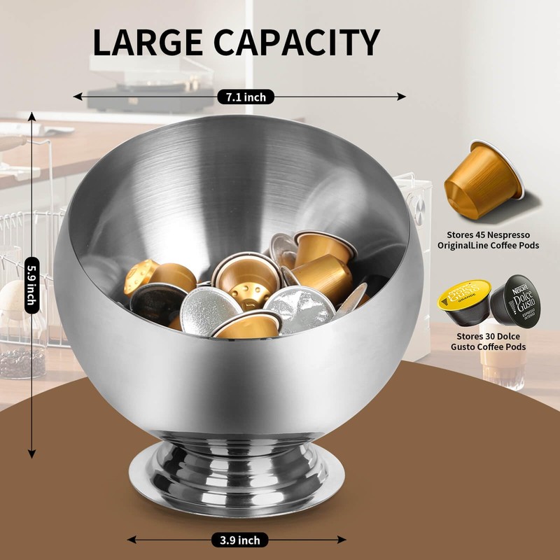VAWNKUKN Coffee Pod Holder-Coffee Pod Storage-K Cup Holder-Espresso Pod Holder-Coffee