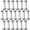 MroMax M4 Binding Screw, M4 x 16mm Nickel Plated Carbon