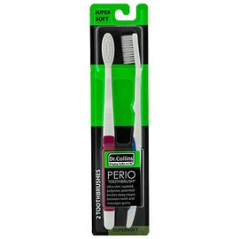 Dr. Collins Perio Toothbrush Value Pack, 2 Count