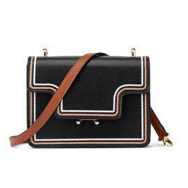 Women's Leather Shoulder Strap, Shoulder Strap for Purse, Handbags, Adjustable Replacement Crossbody Bag Strap, Shoulder Strap, Gold-Brown