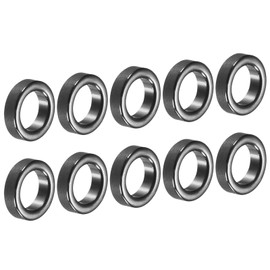 PATIKIL 5mm Ceramic Guide Ring, 10Pcs Fishing Rod Repair Kit for Freshwater Saltwater Fishing, Black