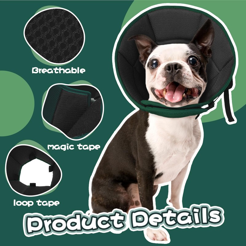 Dog Cone Collar Soft Cone for Medium Dogs After Surgery