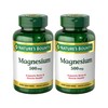 Nature's Bounty Magnesium Supplements 500mg Tablets, Support Bone & Muscle
