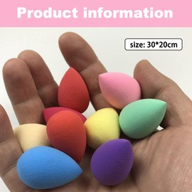 6-Piece Mini Beauty Blender Set – Latex-Free Makeup Sponges for Foundation & Eye Application (Assorted Colors)