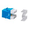 Monoprice Cat6 RJ-45 180-Degree Punch Down Keystone - Dual IDC,
